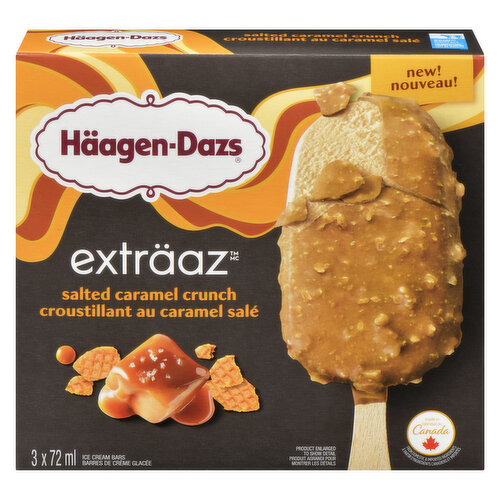 Haagen Dazs - Extraaz Salted Caramel Crunch Ice Cream Bars