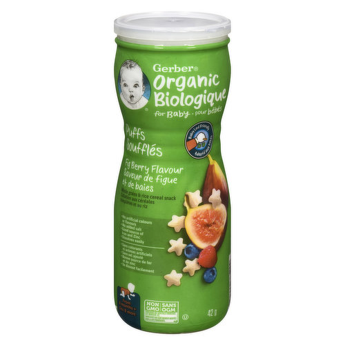 Gerber - Organic Puffs - Fig Berry