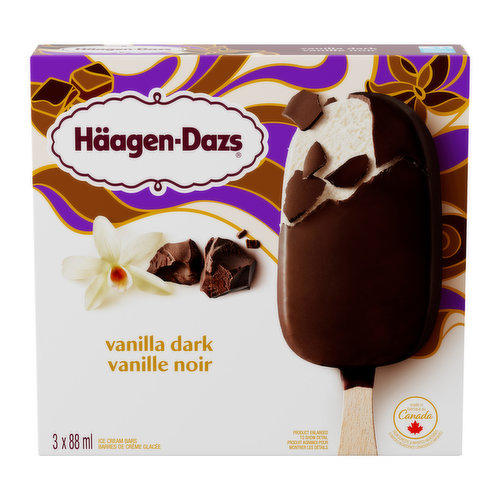 Haagen Dazs Vanilla Dark Chocolate Ice Cream Bars Pricesmart Foods 4347