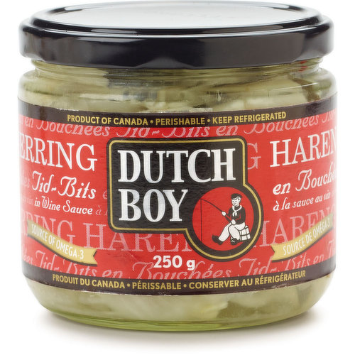 Dutch Boy - Herring Tid-Bits in Wine Sauce