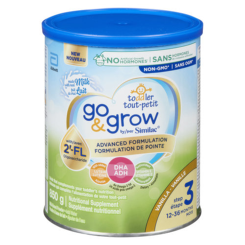 Similac - Go & Grow Baby Formula, Vanilla Powder - Step 3