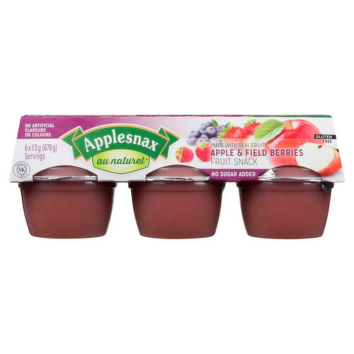 Applesnax - Field Berry Fruit Cups No Sugar