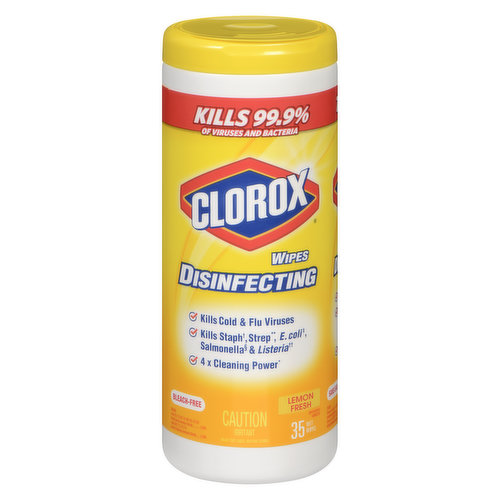 Clorox - Disinfectant Wipes, Lemon Fresh