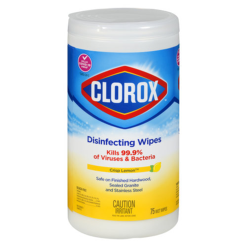 Clorox - Disenfecting Wipes Lemon Scent