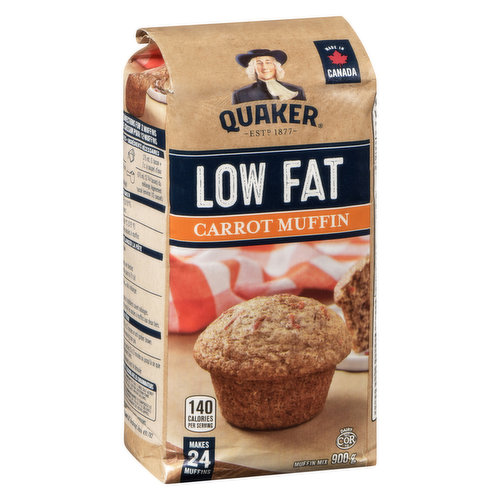 Quaker - Muffin Mix, Low Fat Carrot