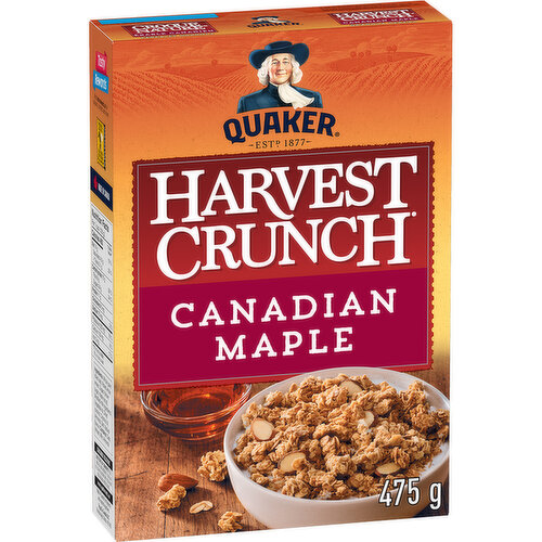 QUAKER - Harvest Crunch Canadian Maple Granola