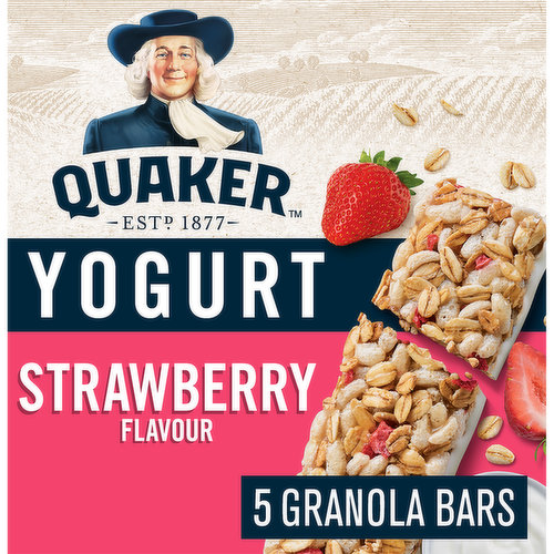 QUAKER - Yogurt Granola Bars - Strawberry