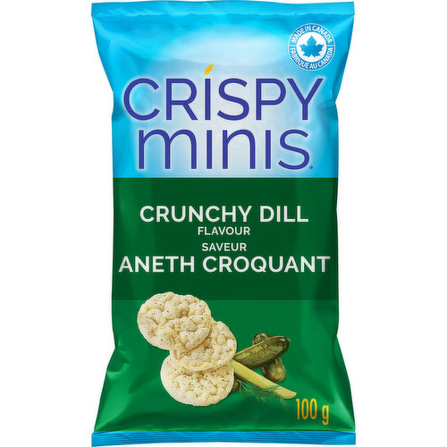 Quaker - Crispy Minis Crunchy Dill Brown Rice Chips