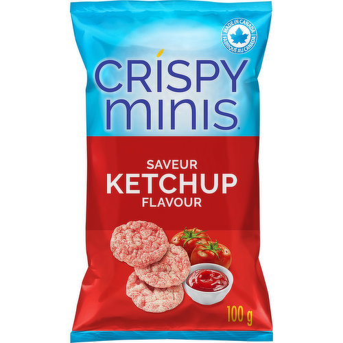 QUAKER - Crispy Minis Ketchup Rice Chips