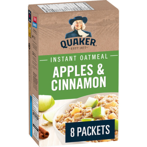 QUAKER - Apples & Cinnamon Instant Oatmeal