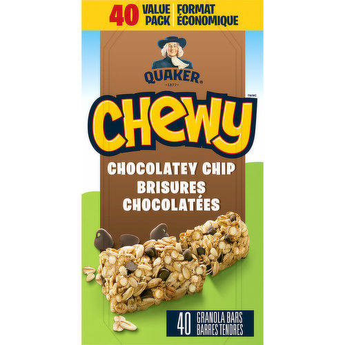 QUAKER - Chewy Chocolate Chip Bars