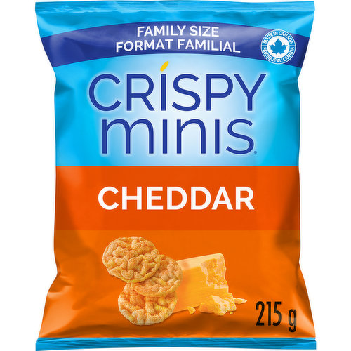 Quaker - Crispy Minis Cheddar, Family Size