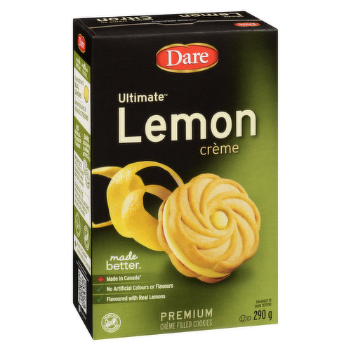 Dare - Ulitmate Lemon Creme Filled Cookies - PriceSmart Foods