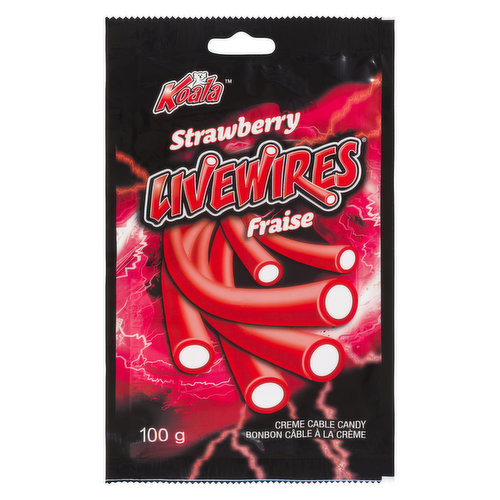 Koala - Livewire - Strawberry Cream Licorice Cables