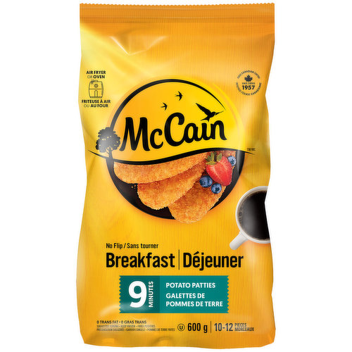 McCain - 9 Minute No Flip Potato Patties