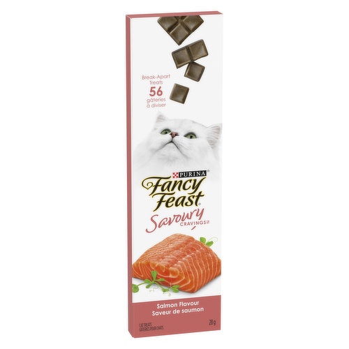 Purina - Savoury Cravings Salmon Flavour, Cat Treats 28 g