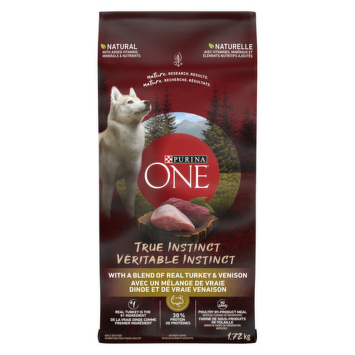 Purina ONE - True Instinct Turkey & Venison, Dry Dog Food