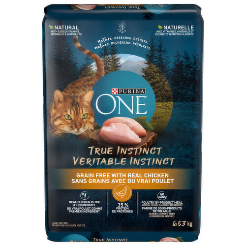 Purina - ONE True Instinct Grain Free Chicken, Dry Cat Food