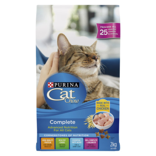 purina - Cat Chow Complete with Real Chicken, Dry Cat Food 2 kg