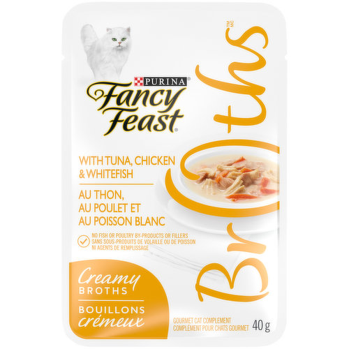 Purina - Fancy Feast Broths Creamy Tuna Chicken