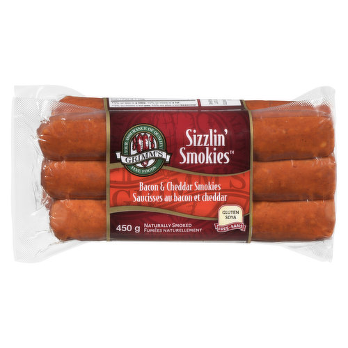 Grimms - Sizzlin' Smokies Cheddar with Bacon