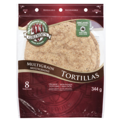 Grimms - Tortilla Multigrain 8 Inch