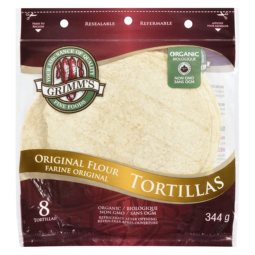 Grimms - Tortilla Flour Original 8 Inch