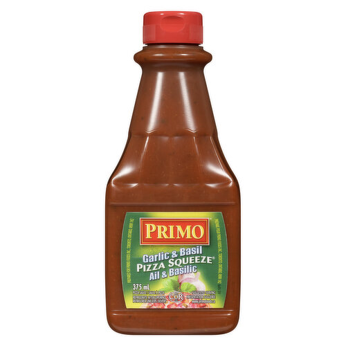 Primo - Basil & Garlic Pizza Sauce - Squeeze Bottle