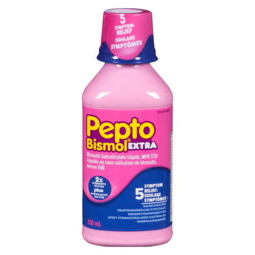 Pepto Bismol - Extra Strength 5 Symptom Relief