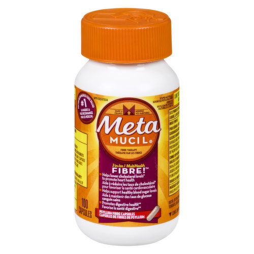 Metamucil - Multihealth Psyllium  Fibre Capsules