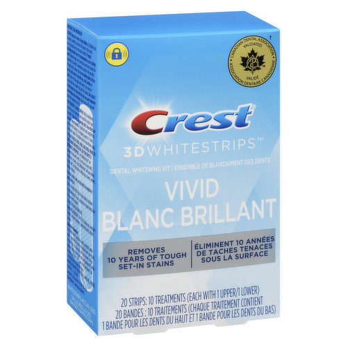 Crest - 3D Whitestrips Dental Whitening Kit