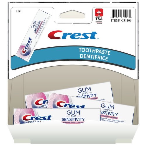 Crest - Toothpaste, Gum & Sensitivity Protection