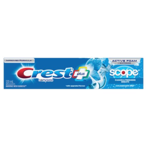 toothpaste crest scope