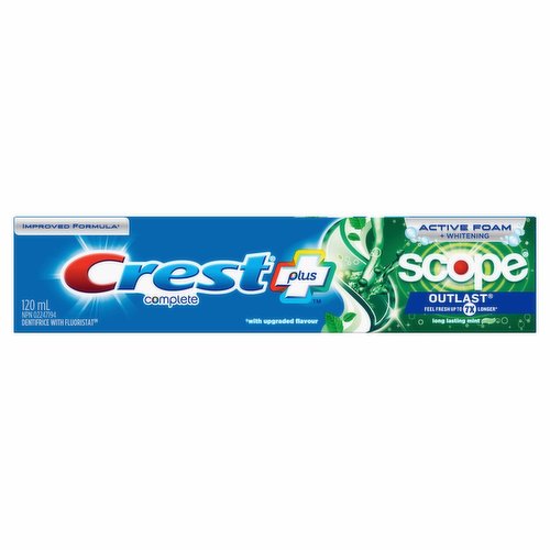 Crest - Complete Whitening + Scope Outlast Toothpaste