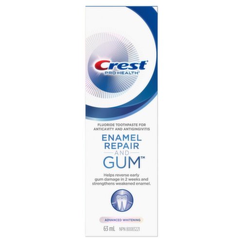 Crest - Fluoride Anticavity Toothpaste - Crest Pro Health Gum and Enamel Repair