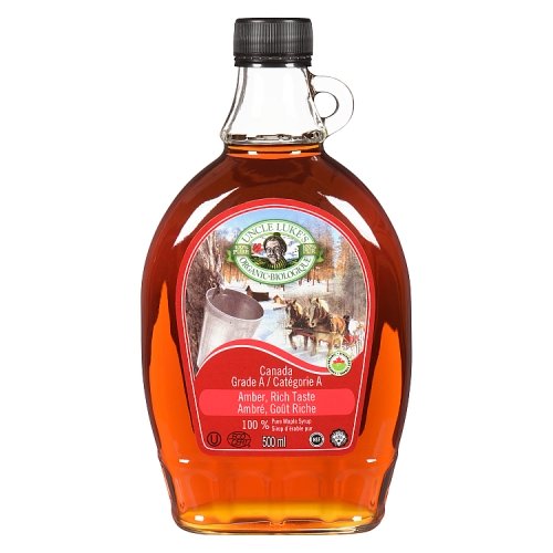 UNCLE LUKE'S - Maple Syrup Grade A Amber Rich Taste