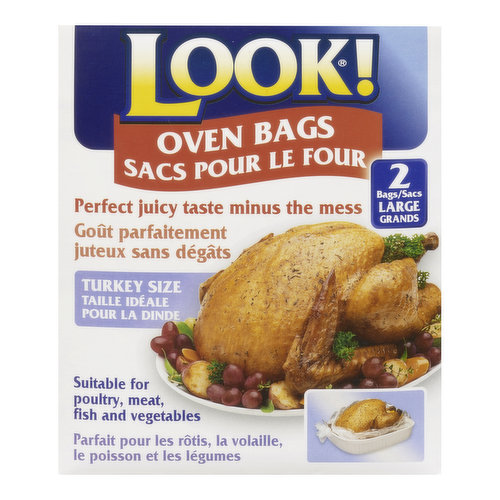 Pan Saver 2 Count Ovenable Turkey Roasting Bags