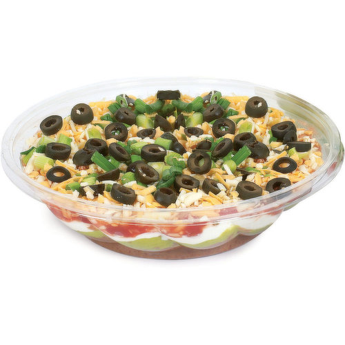 Món Seven Layer Dip này không chỉ ngon mà còn đặc biệt với những lớp hương vị được phối hợp với nhau tinh tế. Bạn có muốn nhìn thấy nó trông như thế nào không? Hãy xem hình ảnh được chụp kỹ để cảm nhận rõ ràng hơn về sự tuyệt vời của món ăn này!