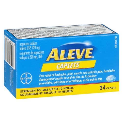 Aleve - Naproxen Sodium Tablets 220mg