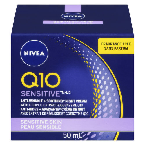 Nivea - Q10 Power Anti-Wrinkle +Firming Night Moisturizer