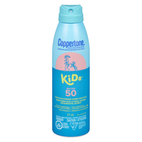 Coppertone - Kids Sunscreen Spray SPF50