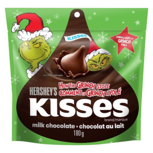 Hershey - Kisses Grinch Milk Chocolate