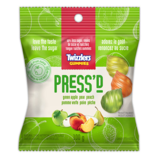 Twizzler - Pressed Gummies Green Apple