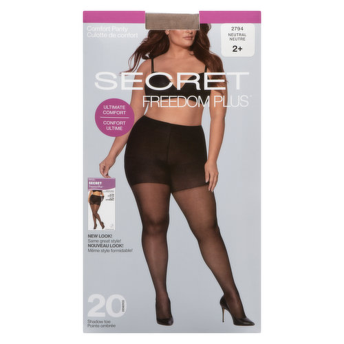 Secret - Freedom Plus Pantyhose 2X - Neutral - Save-On-Foods