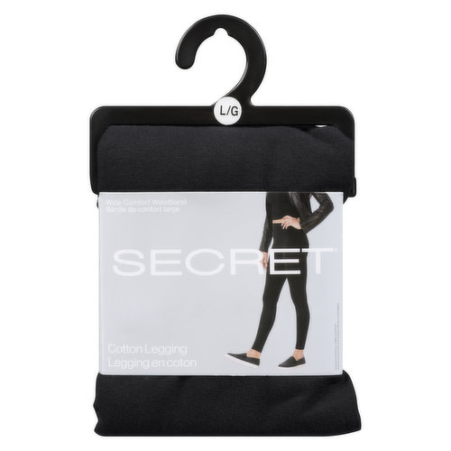 Secret Essentials Cotton Leggings - Black - S