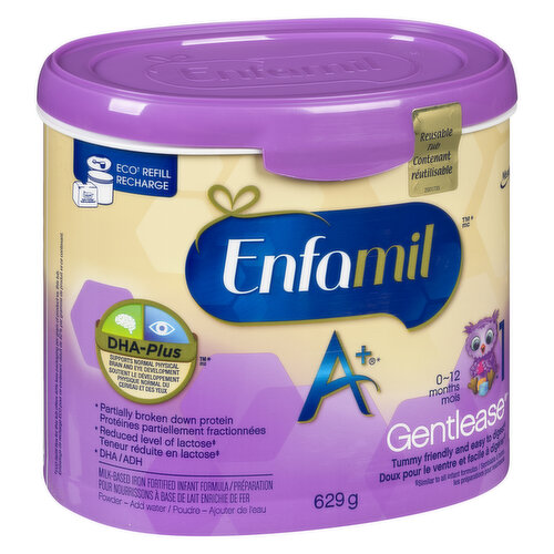 Enfamil - A+1 Gentlease Infant Formual, Powder Tub