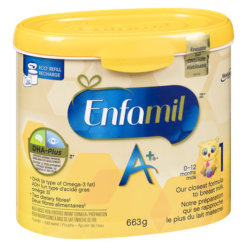 Enfamil - A+1 Infant Formula, Powder Tub