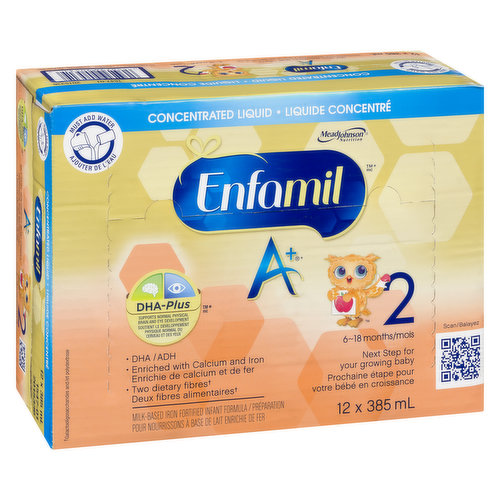 Enfamil - A+2 Infant Formual, Concentrated Liquid