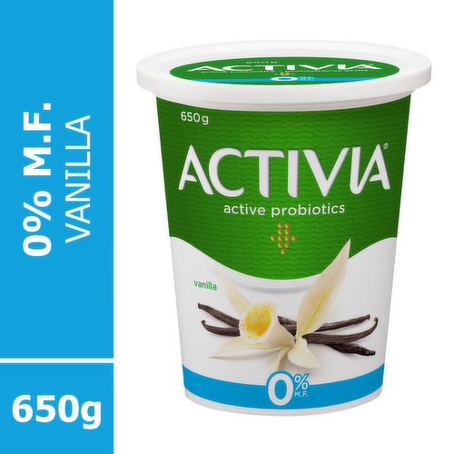 Activia - Probiotic Yogurt Fat Free Vanilla 0% M.F.