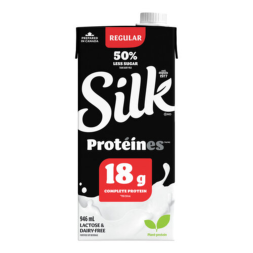 Silk - High Protein Soy Beverage, Regular